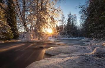 Картинка природа зима простор