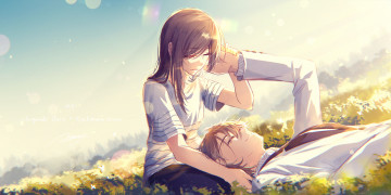 Картинка аниме unknown +другое пара