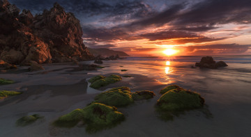 Картинка природа восходы закаты простор