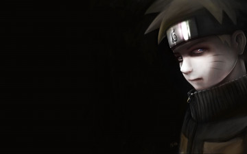 Картинка аниме naruto куртка узумаки блондин взгляд наруто