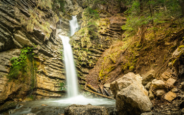 Картинка природа водопады простор