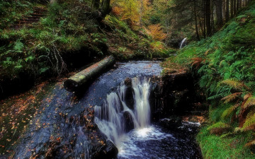 Картинка природа водопады водоём камни скалы водопад