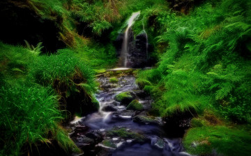 Картинка природа водопады водоём скалы камни водопад