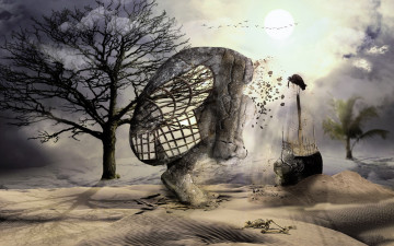 Картинка разное компьютерный+дизайн скелет фон дерево