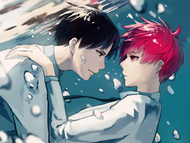 Обои картинки фото аниме, kuroko no baske, парни