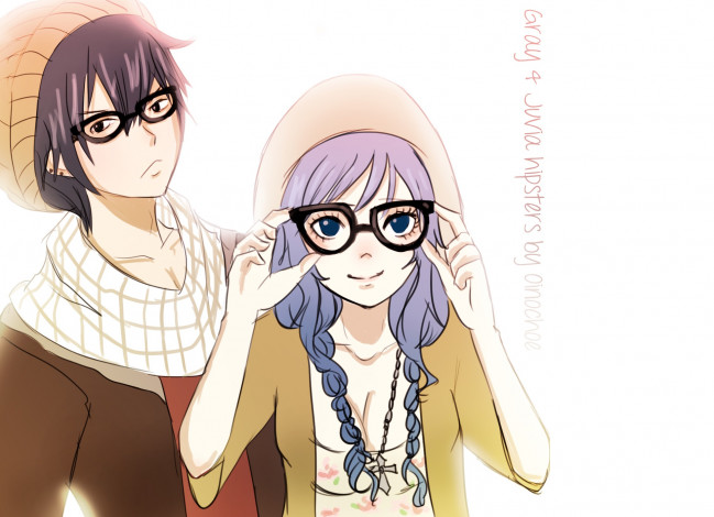 Обои картинки фото аниме, fairy tail, хвост, феи