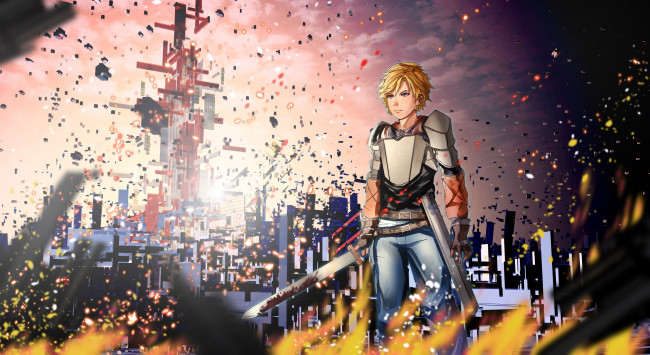 Обои картинки фото аниме, rwby, парень