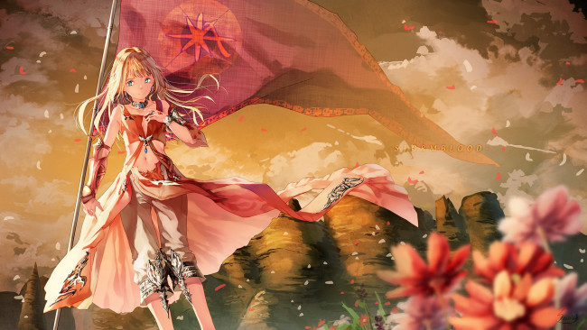 Обои картинки фото аниме, unknown,  другое, девушка