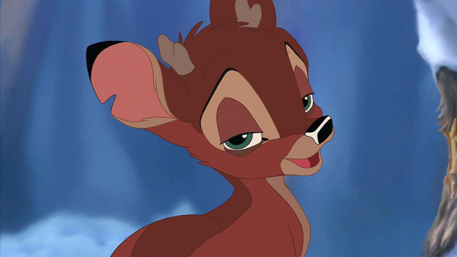 Обои картинки фото мультфильмы, bambi 2, олененок