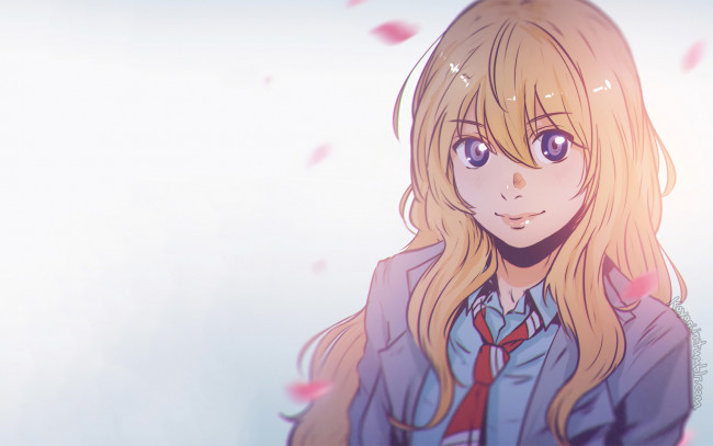 Обои картинки фото аниме, shigatsu wa kimi no uso, твоя, апрельская, ложь