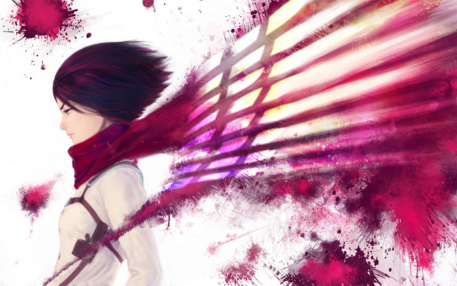 Обои картинки фото аниме, shingeki no kyojin, атака, титанов