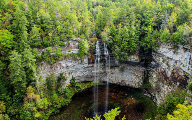 Обои картинки фото природа, водопады, водопад, водоём, скалы