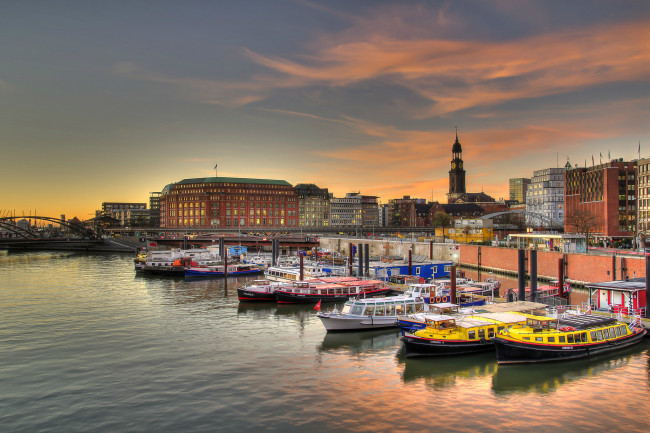 Обои картинки фото binnenhafen, корабли, порты ,  причалы, порт, рейд