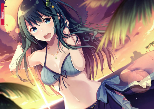 Обои картинки фото аниме, unknown,  другое, девушка