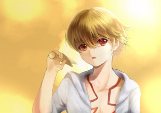 Картинка аниме fate stay+night +grand+order +apocrypha рубашка мальчик меч