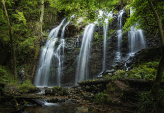 Картинка природа водопады простор