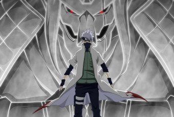 Картинка аниме naruto шиноби хатаке плащ какаши