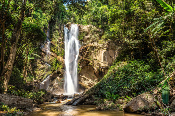 Картинка природа водопады простор