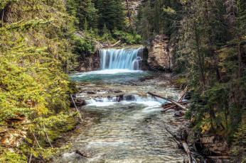 Картинка природа водопады простор