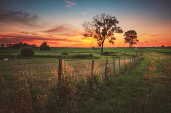 Картинка природа восходы закаты простор