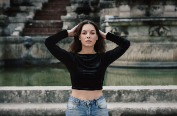 Картинка девушка девушки -unsort+ брюнетки темноволосые модель