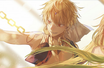 Картинка аниме fate stay+night +grand+order +apocrypha grand order улыбка цепь парень