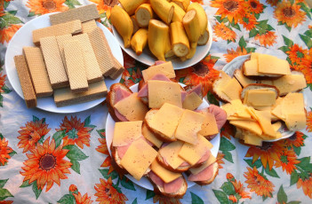 Картинка еда бутерброды +гамбургеры +канапе сыр хлеб колбаса вафли бананы