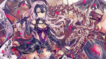 Картинка аниме fate stay+night +grand+order +apocrypha armor series japonese oppai asiatic oriental bones manga shield asian anime