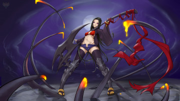 Картинка аниме оружие +техника +технологии фон девушка