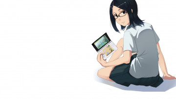 Картинка аниме unknown +другое+ фон взгляд девушка