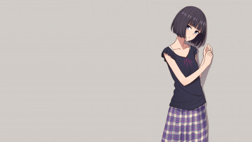 Картинка аниме unknown +другое+ взгляд фон девушка