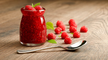 Картинка еда мёд +варенье +повидло +джем малина варенье