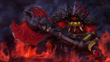 Картинка видео+игры dota+2 существо булава фон