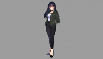 Картинка аниме unknown +другое+ фон девушка взгляд