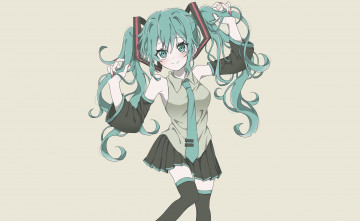 Картинка аниме vocaloid девочка