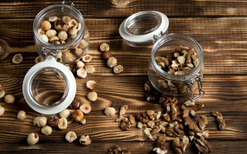 Картинка еда орехи +каштаны +какао-бобы