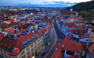 Картинка города прага+ Чехия панорама