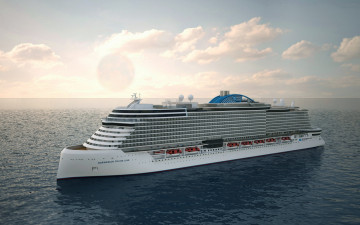 Картинка корабли лайнеры море лайнер круиз