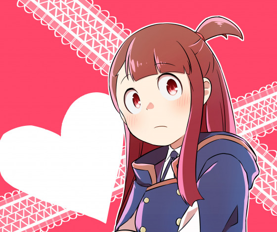 Обои картинки фото аниме, little witch academia, девушка