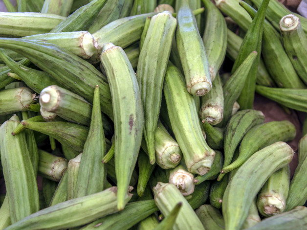 Обои картинки фото еда, окра, бамия