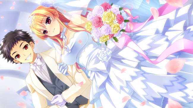 Обои картинки фото аниме, baka to test to shoukanjuu, фон, взгляд, девушка