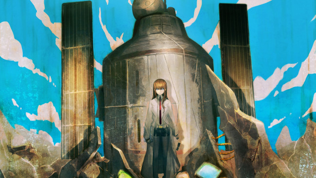 Обои картинки фото аниме, steins, gate, девушка