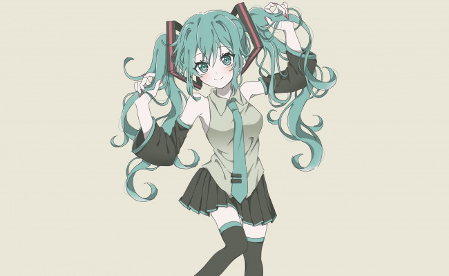 Обои картинки фото аниме, vocaloid, девочка