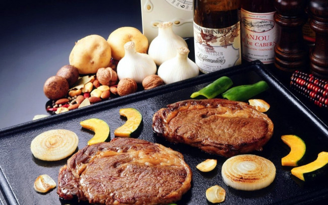 Обои картинки фото еда, мясные блюда, мясо, стейк