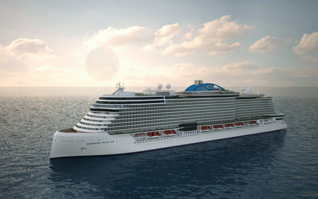 Обои картинки фото корабли, лайнеры, море, лайнер, круиз