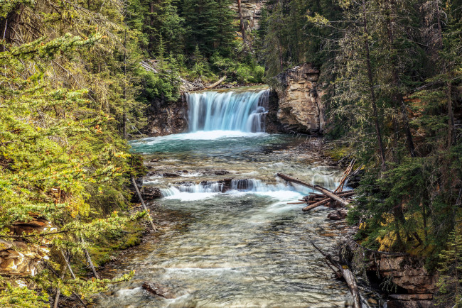 Обои картинки фото природа, водопады, простор