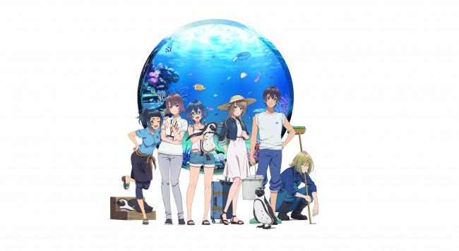 Обои картинки фото аниме, shiroi suna no aquatope, shiroi, suna, no, aquatope