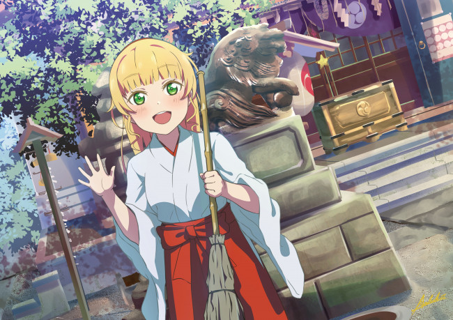 Обои картинки фото аниме, love live,  school idol project, love, live, superstar