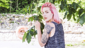 Картинка девушки -+рыжеволосые+и+разноцветные eveowl