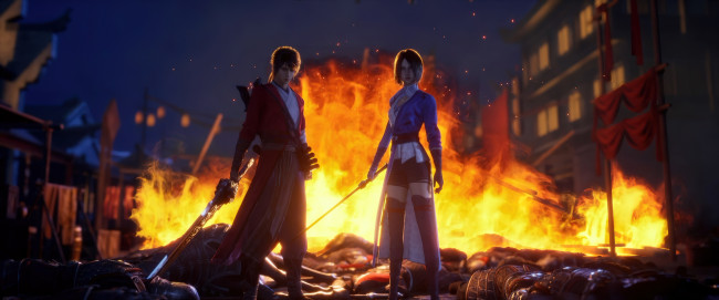 Обои картинки фото аниме, hua jianghu,  ling zhu, hua, jianghu, ling, zhu